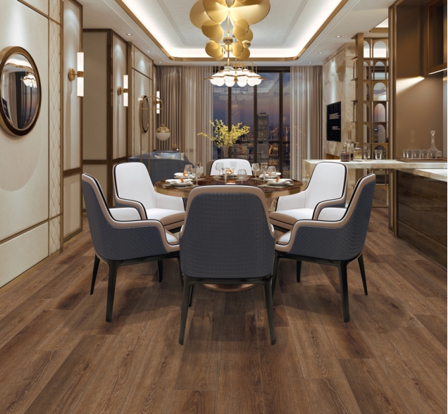 SPC ламинат "CronaFloor" Wood 4V Дуб Регин (1200*180*4 мм) — купить в Пятигорске