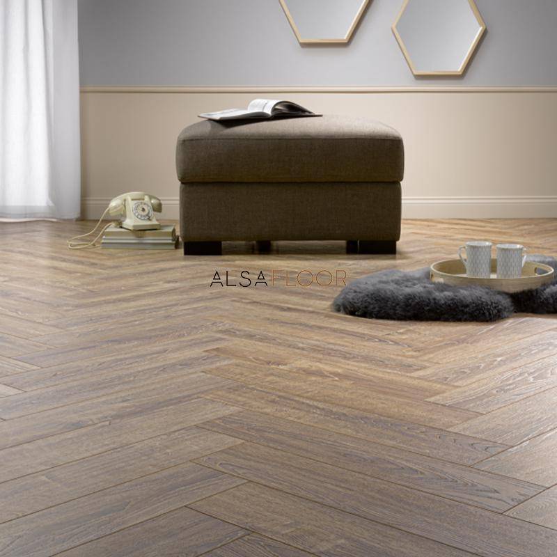 Ламинат "Alsafloor" Herringbone Дуб Балеарский (640*143*12 мм) — купить в Пятигорске