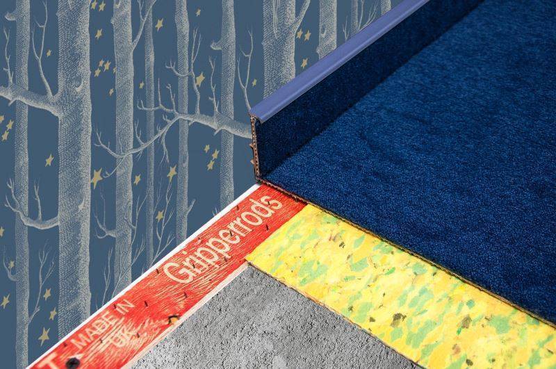 Плинтус для ковролина "Korner" Listwa синий (2500*13,8*50 мм) — купить в Пятигорске