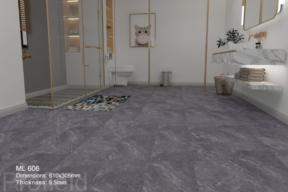 SPC ламинат "Profield" Грей марбл (305*610*5,5 мм) — купить в Пятигорске