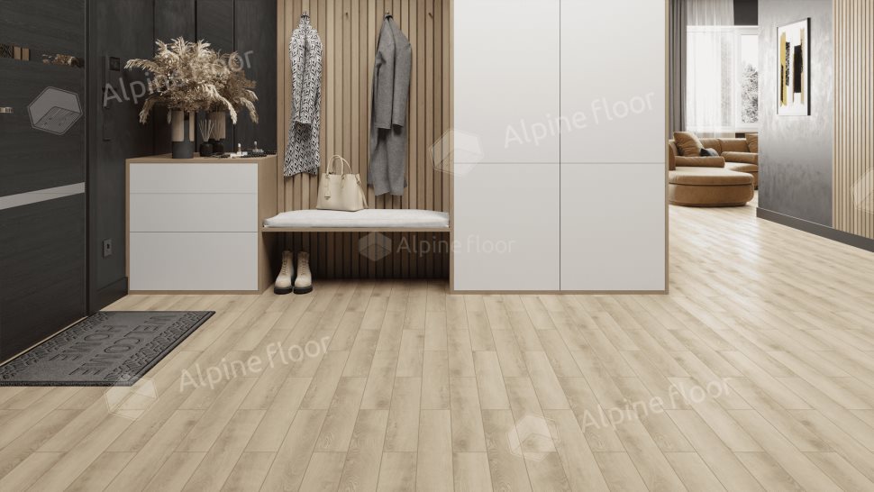 Ламинат "Alpine Floor" Herringbone 12 PRO Дуб Орлеан (606*101*12 мм) — купить в Пятигорске