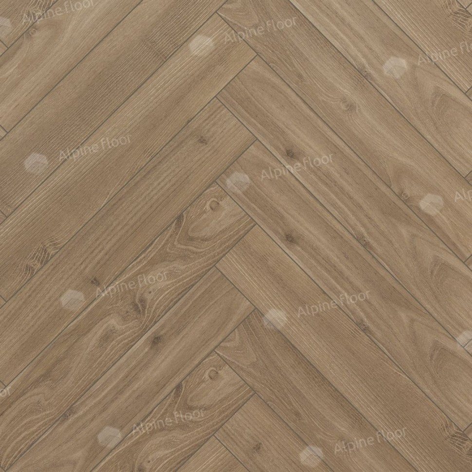Ламинат "Alpine Floor" Herringbone 12 Дуб Калабрия (600*100*12 мм) — купить в Пятигорске