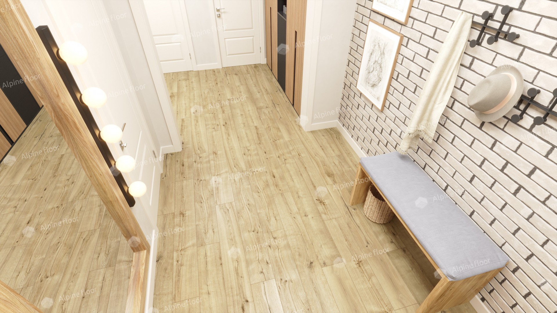 Ламинат "Alpine Floor" Дуб Эмпуриабрава (1285*192*8 мм) — купить в Пятигорске