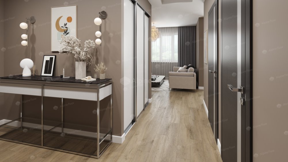 SPC Ламинат "Alpine Floor" Дуб млечный (1524*180*8 мм) — купить в Пятигорске