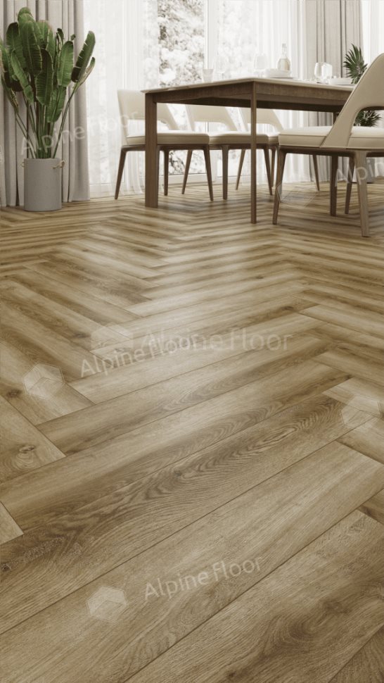Ламинат "Alpine Floor" Herringbone 12 PRO Дуб Марсель (606*101*12 мм) — купить в Пятигорске