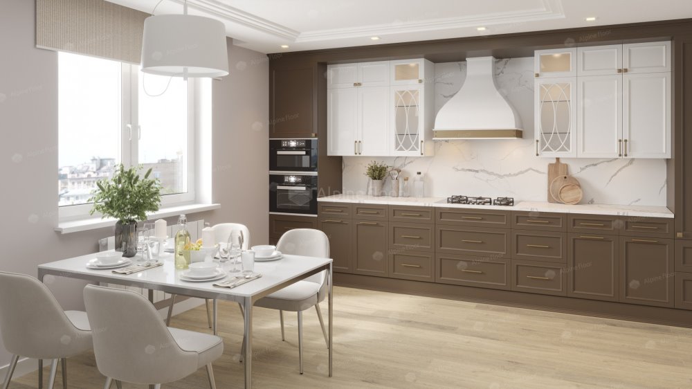 SPC Ламинат "Alpine Floor" Дуб капучино (1524*180*8 мм) — купить в Пятигорске