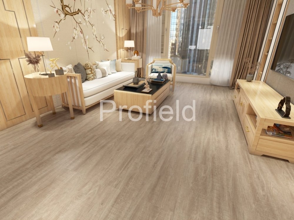 HSPC ламинат "Profield" Тик натуральный (1200*228*5,5 мм) — купить в Пятигорске