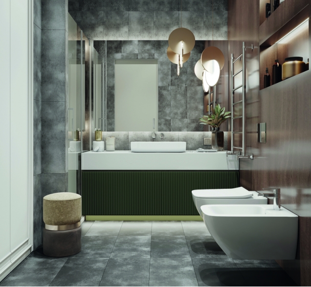 SPC ламинат "CronaFloor" Stone 4V Торнадо Серый (600*300*4 мм) — купить в Пятигорске