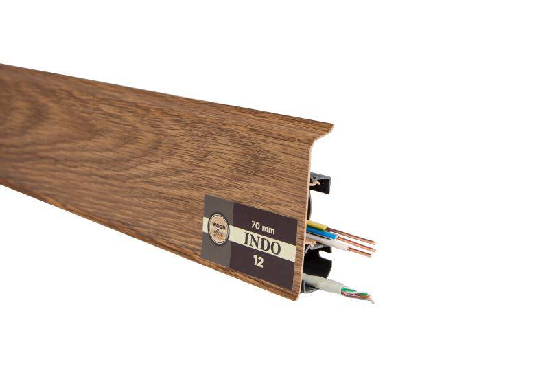 Плинтус "Arbiton" Indo Дуб Темный (2500*26*70 мм) — купить в Пятигорске