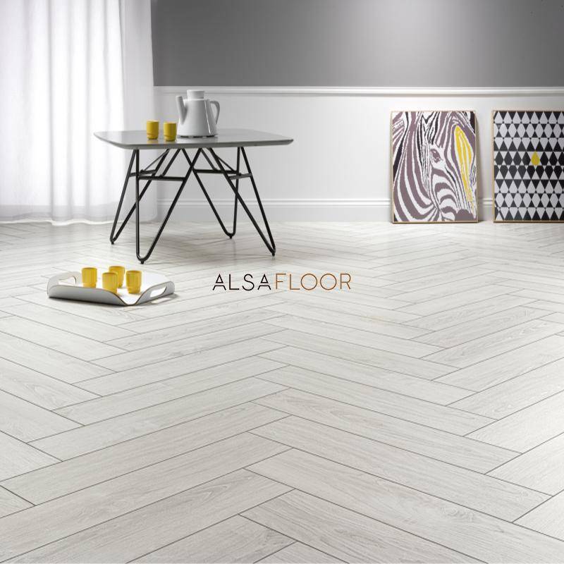 Ламинат "Alsafloor" Herringbone Дуб Полярный (640*143*12 мм) — купить в Пятигорске