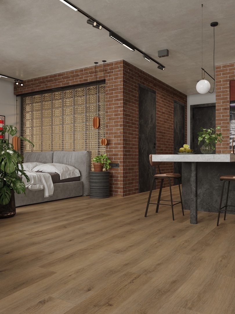 Кварцвиниловая плитка LVT "Alpine Floor" Дуб Рейсдал (1219*184*2 мм) — купить в Пятигорске