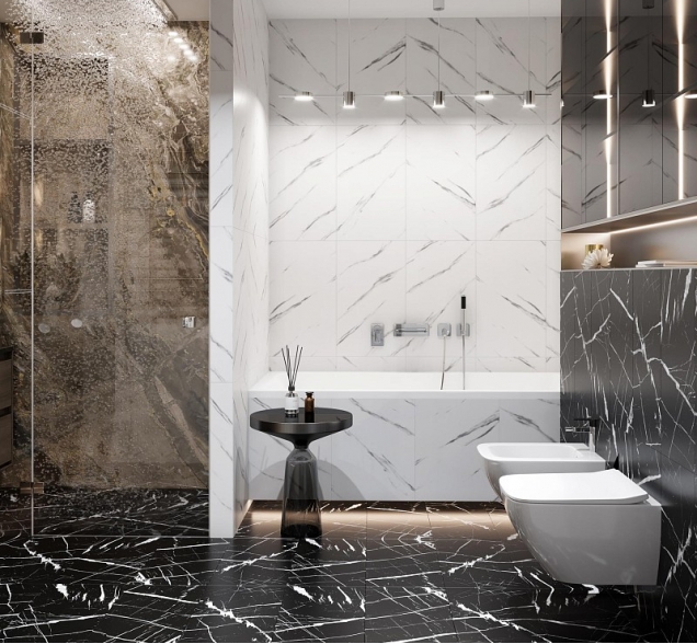 SPC ламинат "CronaFloor" Stone 4V Ноче (600*300*4 мм) — купить в Пятигорске