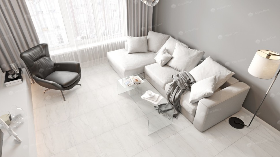 Виниловая плитка "Alpine Floor" Light Stone Брайс (608*303*2,5 мм) — купить в Пятигорске