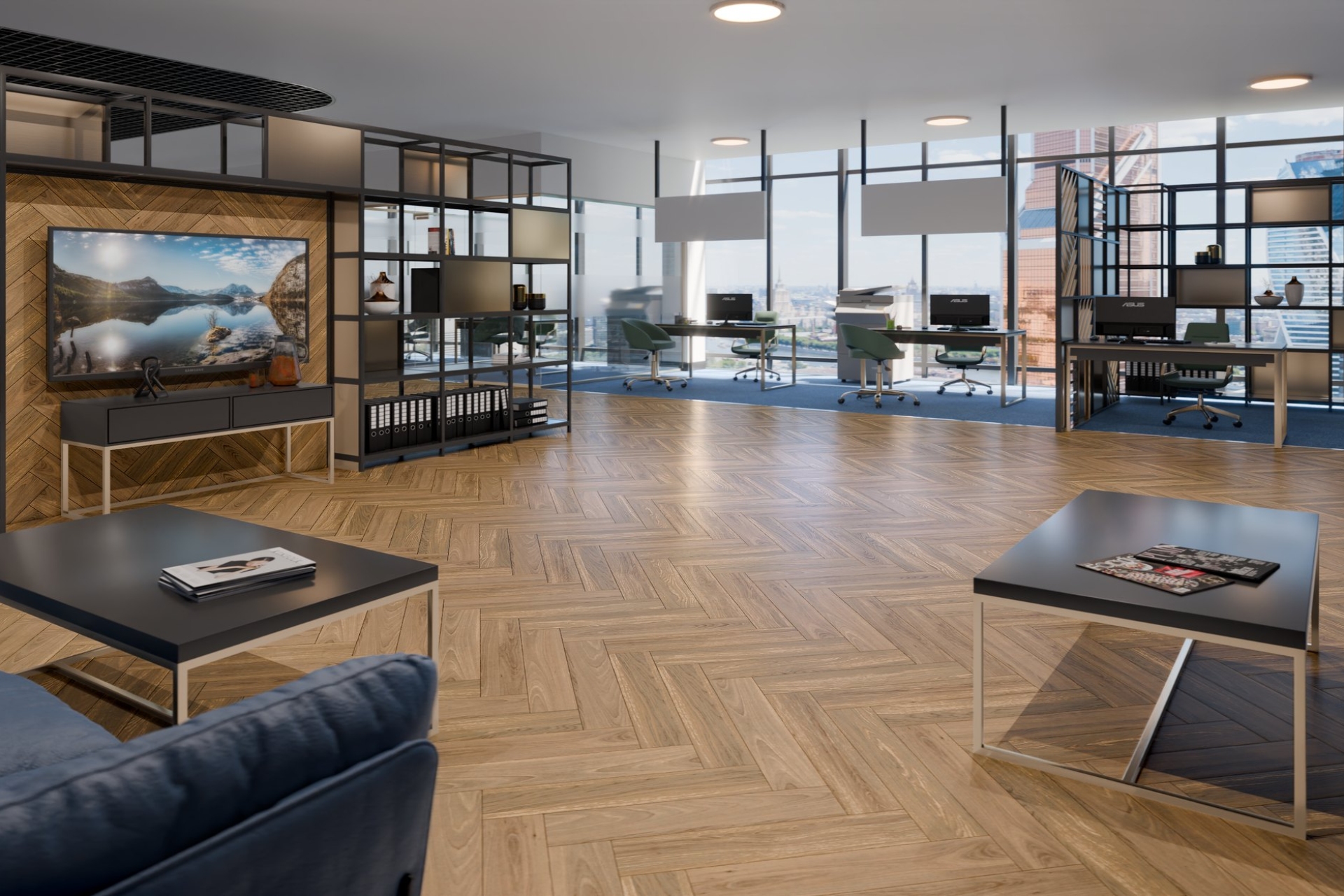 Инженерный паркет «Damy Floor» Натуральный (укладка елочкой) — купить в Пятигорске