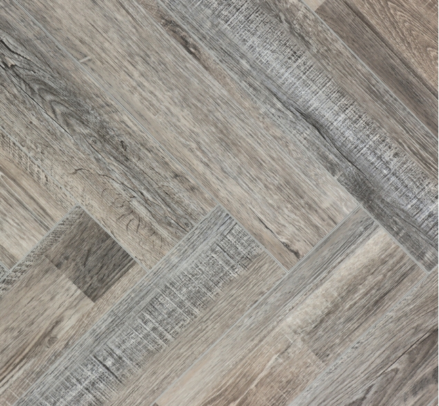 Виниловый ламинат SPC "Cronafloor" Herringbone Дуб Реймс (640*128*4,5 мм) — купить в Пятигорске