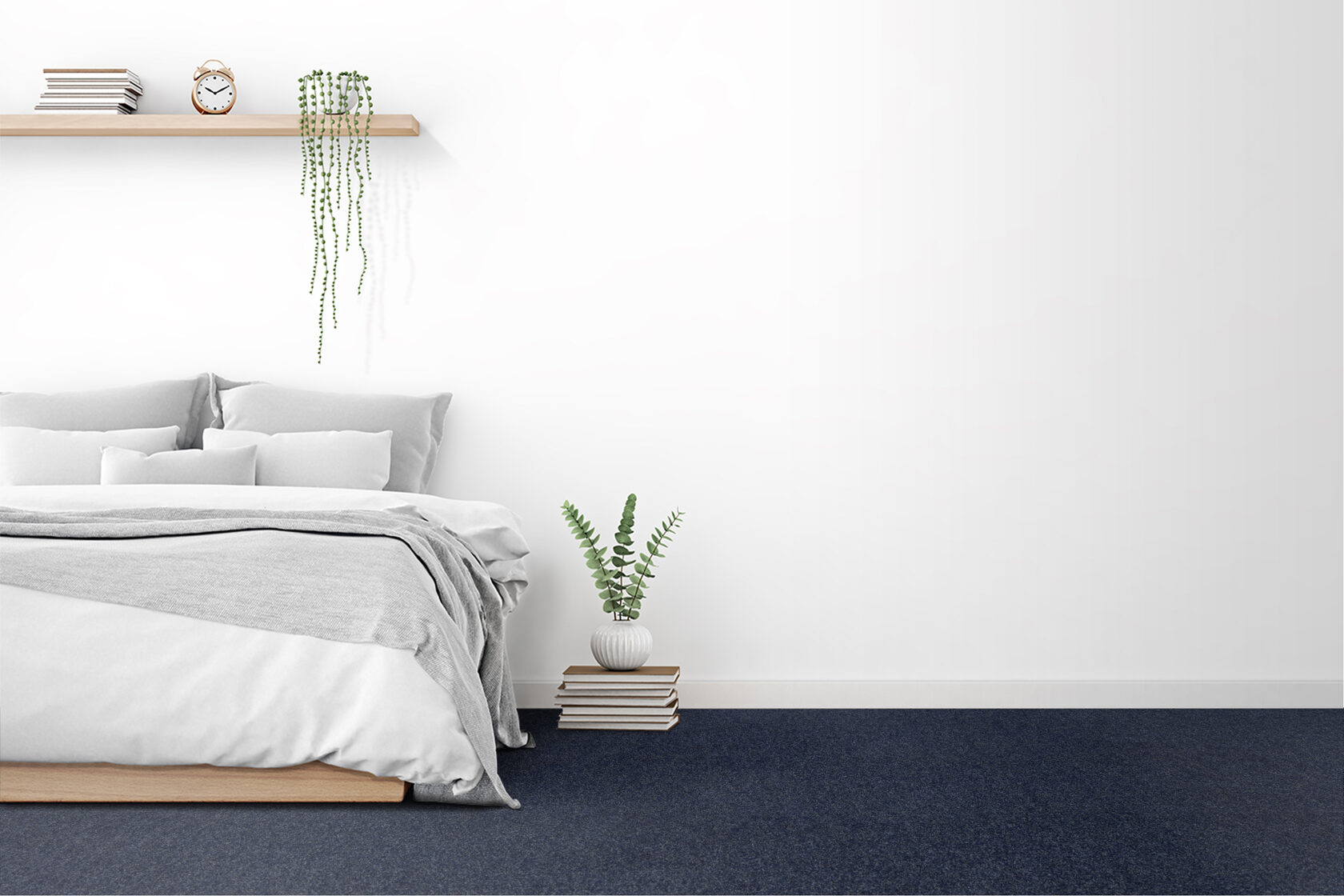 Ковровое покрытие "Bonkeel" Color Rib Blue Bottle 78 (ширина 1м/3м/4м) — купить в Пятигорске