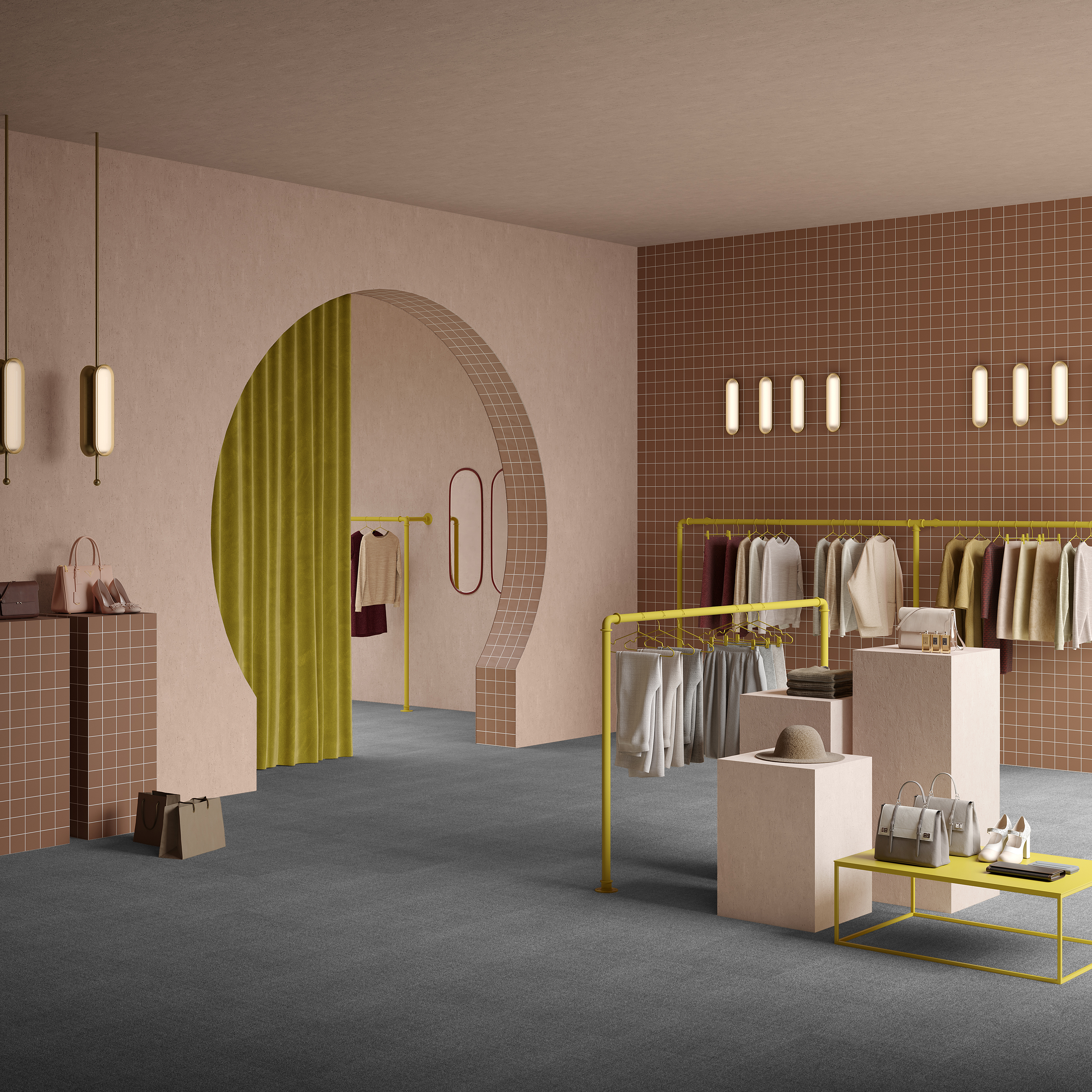 Ковровая плитка Mantra Tile 97 (500*500*6 мм) — купить в Пятигорске