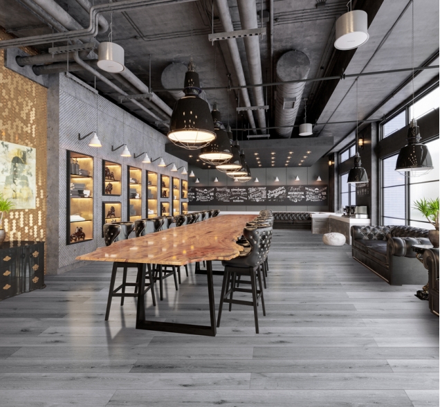 SPC ламинат "CronaFloor" Wood 4V Дуб Серый (1200*180*4 мм) — купить в Пятигорске