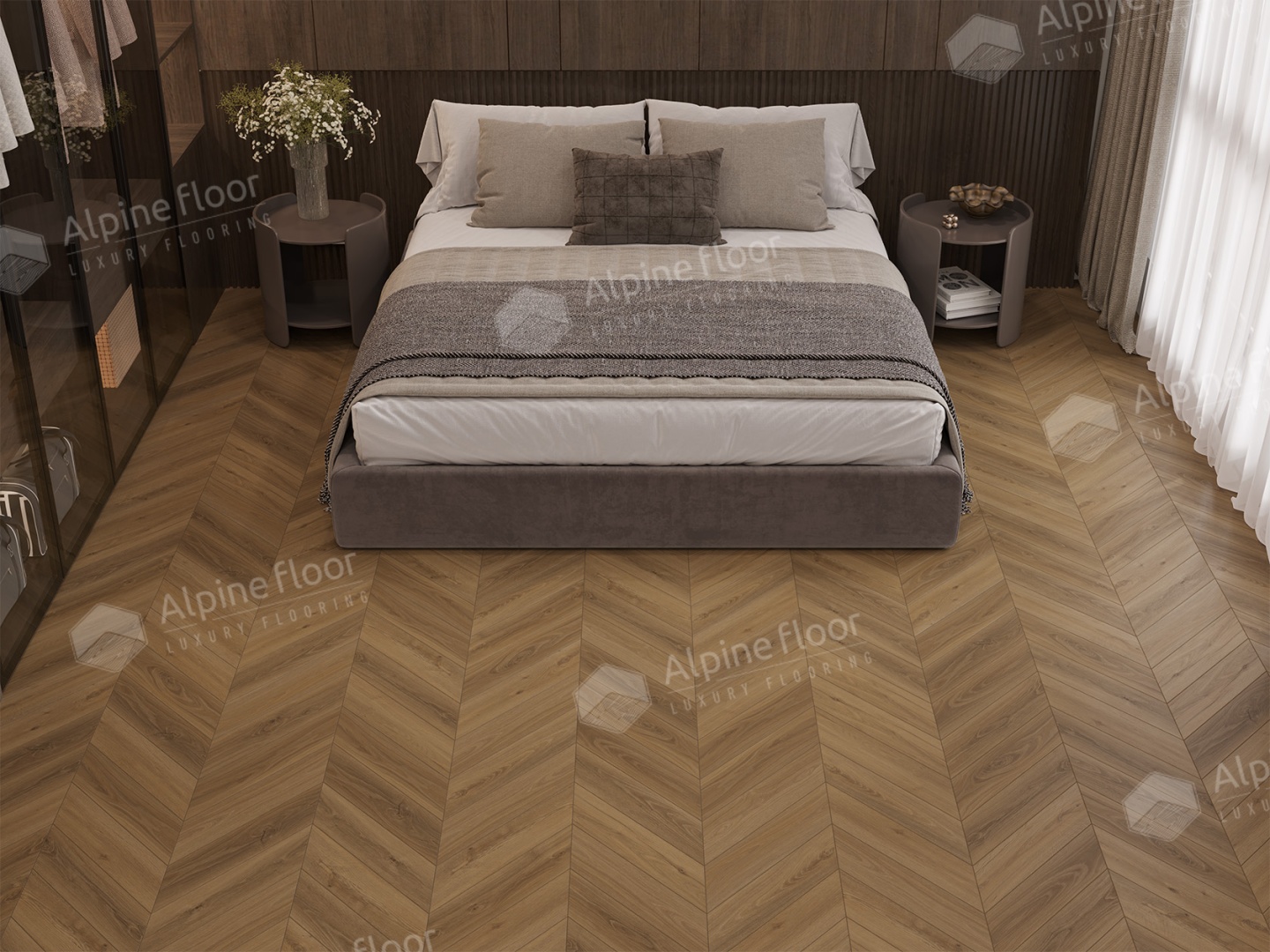 Ламинат "Alpine Floor" Дуб Тибет (550*112*12 мм) — купить в Пятигорске