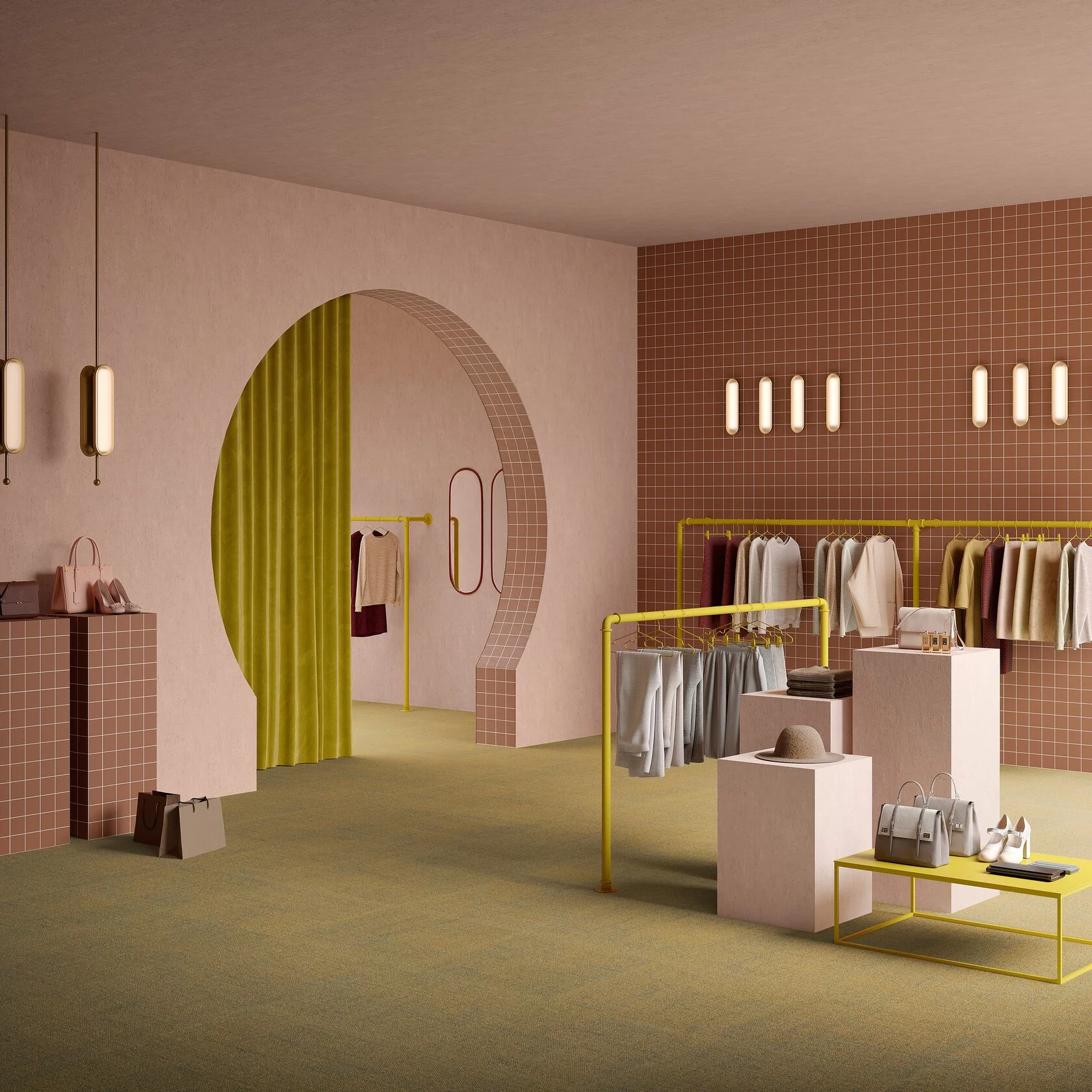 Ковровая плитка Mantra Tile 98 (500*500*6 мм) — купить в Пятигорске