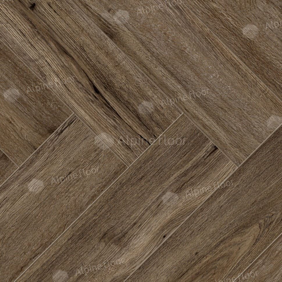 Ламинат "Alpine Floor" Herringbone Дуб Бордо (606*101*8 мм) — купить в Пятигорске