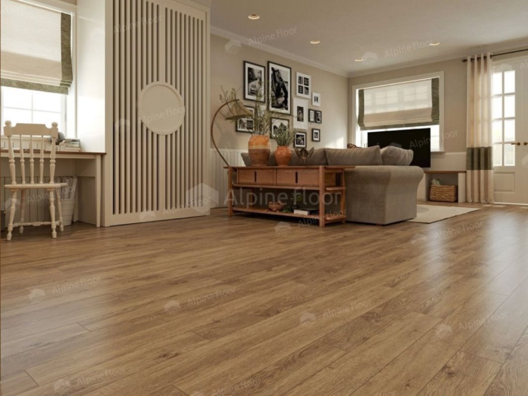 SPC Ламинат "Alpine Floor" Grand Sequoia Village Макадамия (1220*125*4 мм) — купить в Пятигорске