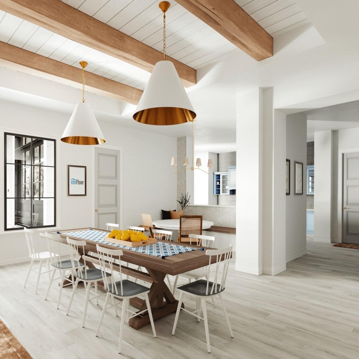 Виниловое напольное покрытие ScandiWood 05 Дуб Ледяной (180*1220*5 мм) — купить в Пятигорске