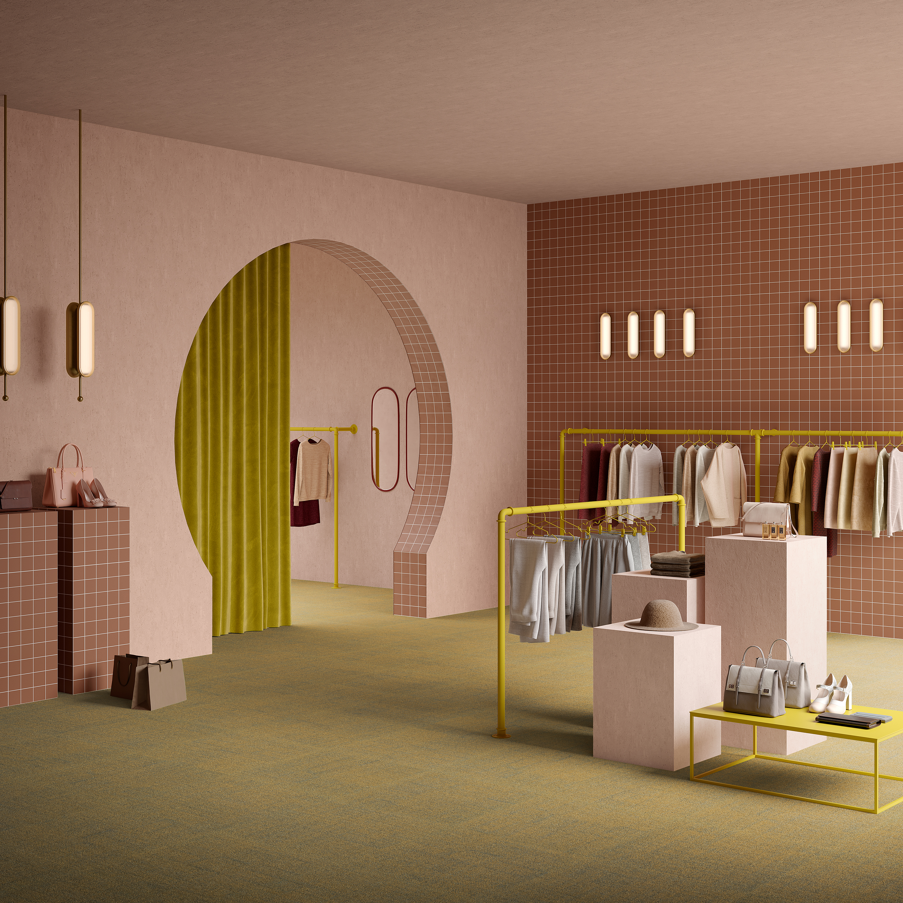 Ковровая плитка Mantra Tile 29 (500*500*6 мм) — купить в Пятигорске