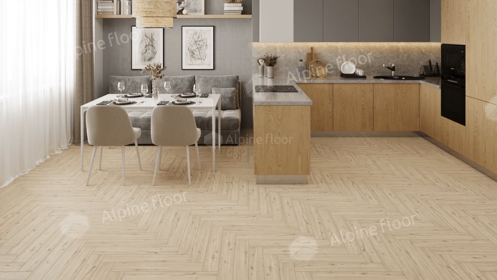 Ламинат "Alpine Floor" Herringbone 12 PRO Дуб Лион (606*101*12 мм) — купить в Пятигорске