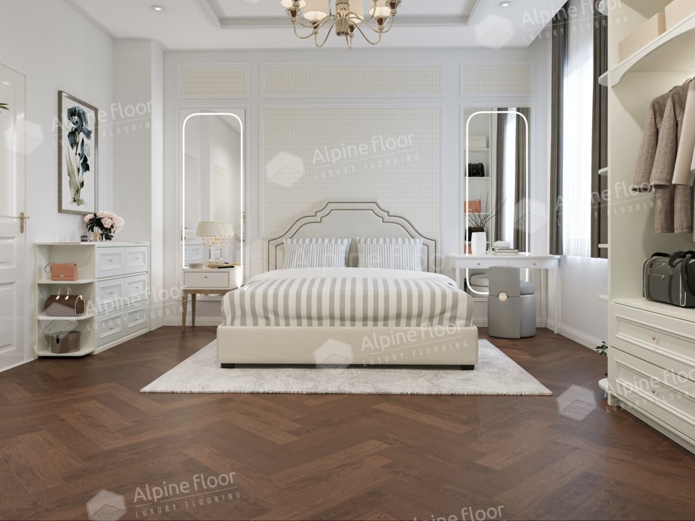 Инженерная доска "Alpine Floor" Дуб Браун (600*120*12 мм) — купить в Пятигорске