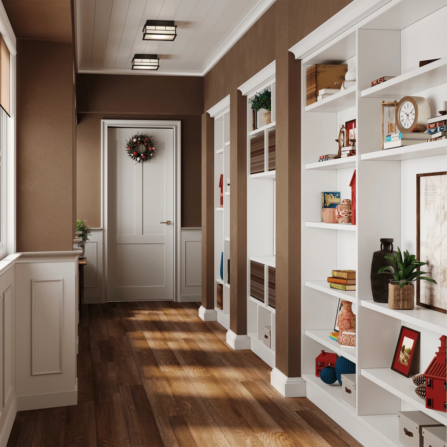 SPC плитка для пола Орех (1220*180*4 мм) — купить в Пятигорске