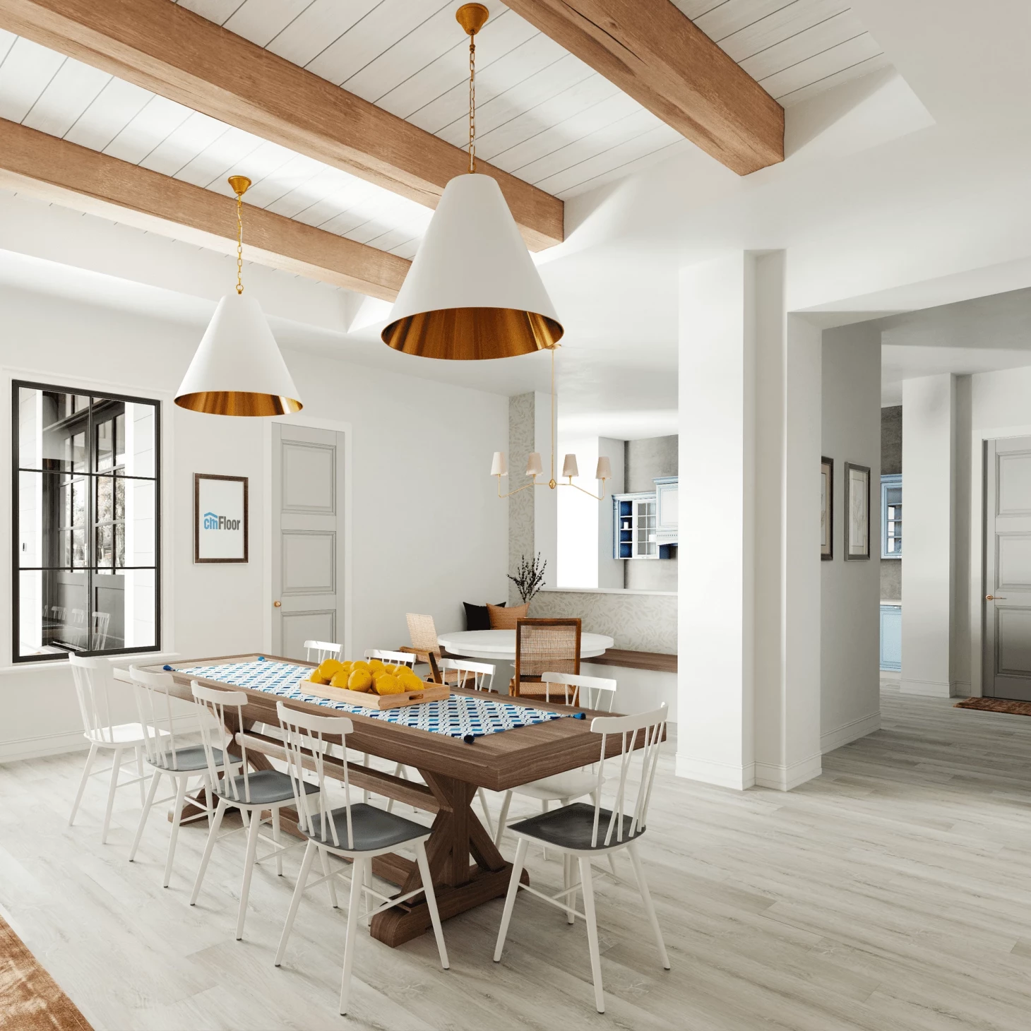 SPC плитка для пола Дуб Ледяной (1220*180*4 мм) — купить в Пятигорске