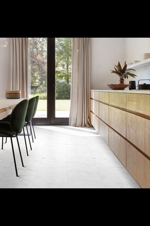 Замковая ПВХ плитка Carrara Marble 112 (610*303*5 мм) — купить в Пятигорске