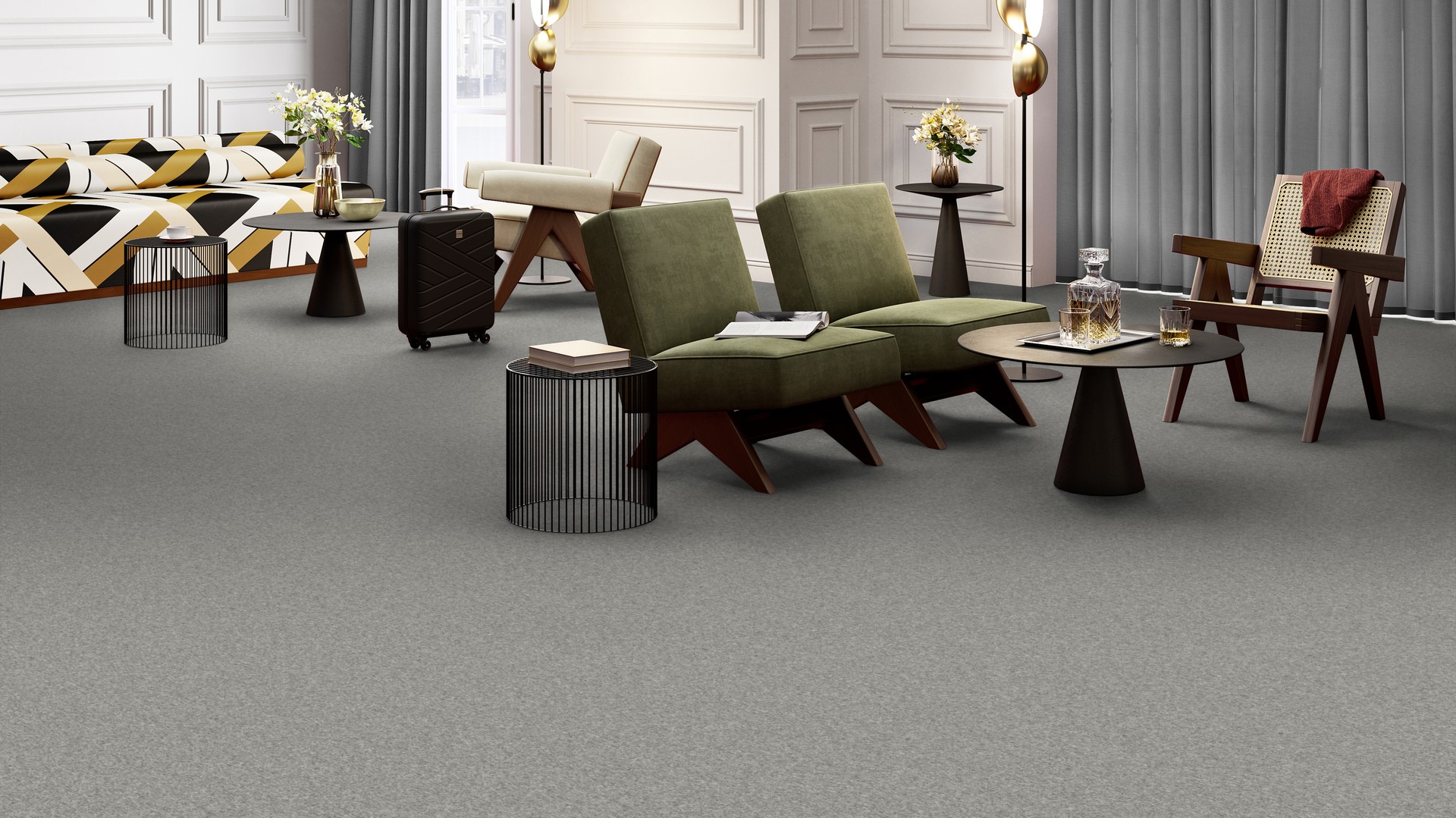 Ковровая плитка Medusa Tile 94 (500*500*5 мм) — купить в Пятигорске