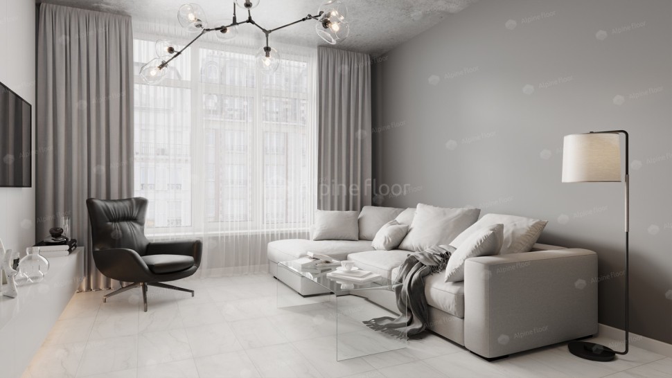 Виниловая плитка "Alpine Floor" Light Stone Брайс (608*303*2,5 мм) — купить в Пятигорске