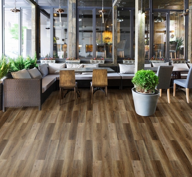 SPC ламинат "CronaFloor" Wood 4V Дуб Чак (1200*180*4 мм) — купить в Пятигорске