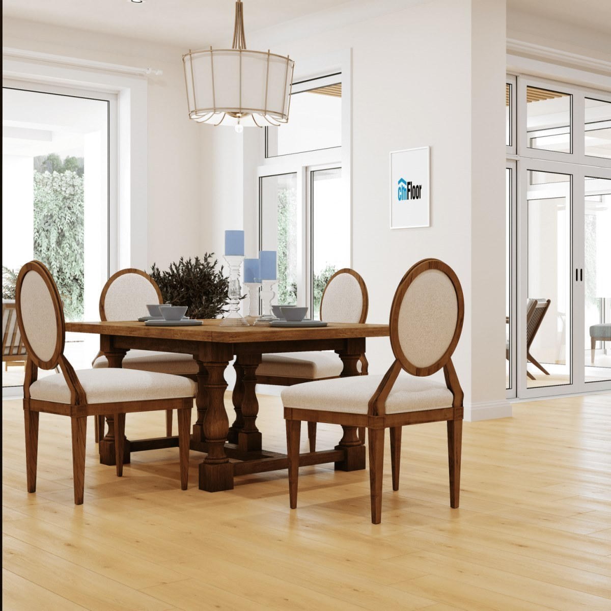 Виниловое напольное покрытие ScandiWood 09 Дуб Орегон (180*1220*5 мм) — купить в Пятигорске