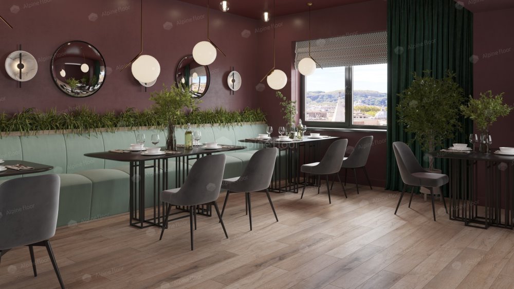 SPC Ламинат "Alpine Floor" Дуб персиковый (1220*183*8 мм) — купить в Пятигорске