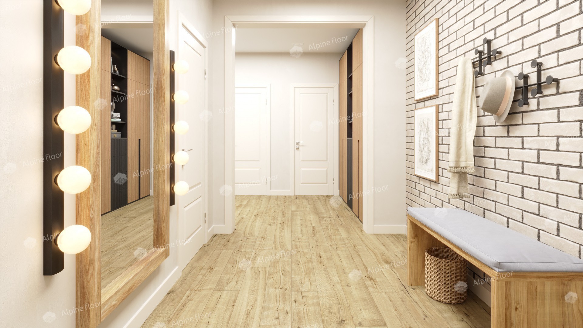 Ламинат "Alpine Floor" Дуб Эмпуриабрава (1285*192*8 мм) — купить в Пятигорске