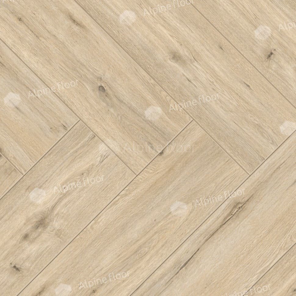 Ламинат "Alpine Floor" Herringbone Дуб Лион (606*101*8 мм) — купить в Пятигорске