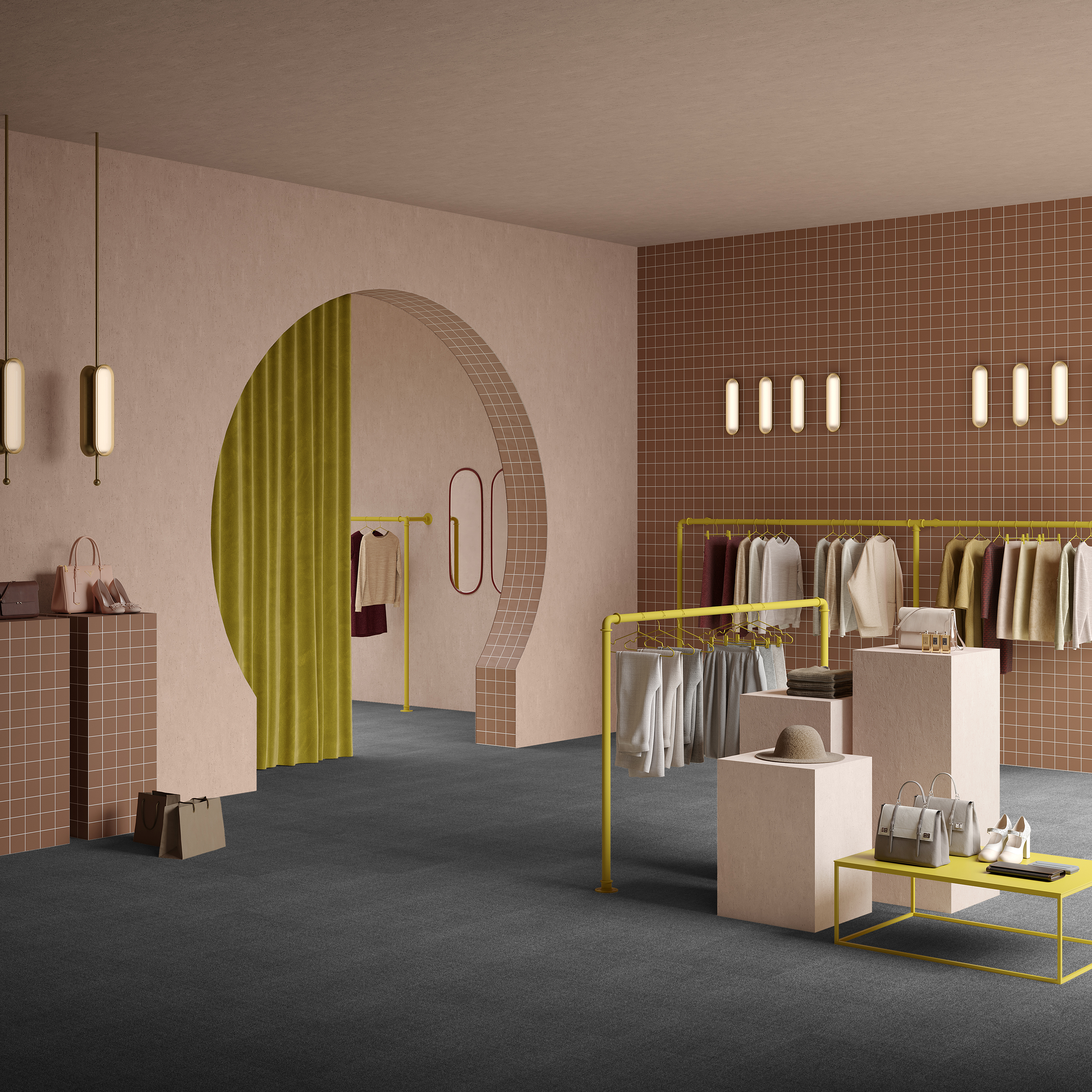 Ковровая плитка Mantra Tile 98 (500*500*6 мм) — купить в Пятигорске