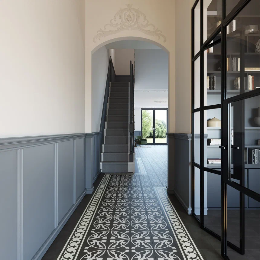 Кварцвиниловая плитка "Invictus" Victorian Deco Charcoal (229*229*2,5мм) — купить в Пятигорске