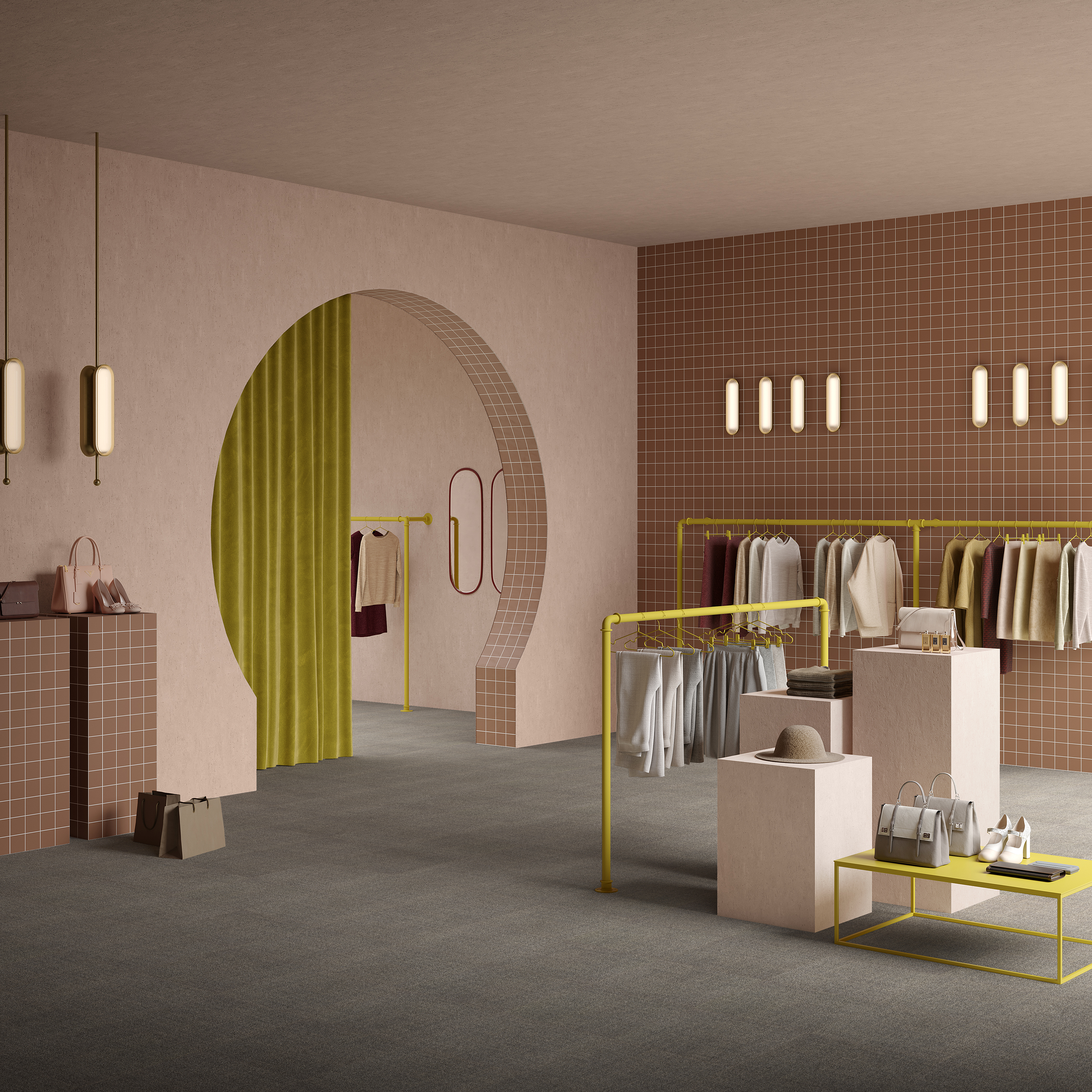 Ковровая плитка Mantra Tile 94 (500*500*6 мм) — купить в Пятигорске