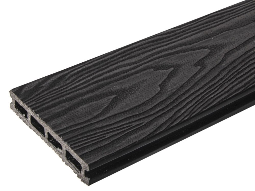 Террасная доска антрацит TalverWood 150*25мм 3D+вельвет брашинг — купить в Пятигорске