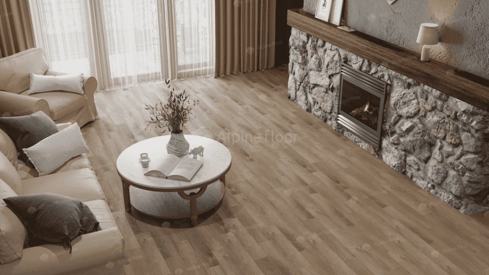 Виниловый ламинат "Alpine Floor" Parquet Light Дуб Синистра (600*125*4 мм) — купить в Пятигорске