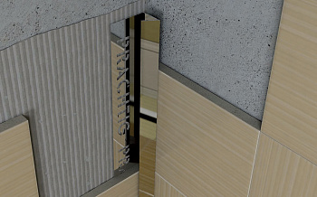 Алюминиевый внутренний угол для керамической плитки KI8 EP 270 глянцевый